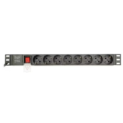 GEMBIRD PDU 8x Schuko 1U 16A 3m EG-PDU-014 8716309117364