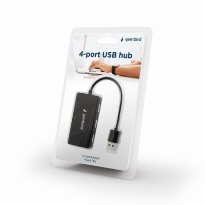 Gembird | 4-port USB hub | UHB-U2P4-04 | USB Hub UHB-U2P4-04 8716309117647