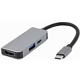 GEMBIRD Multi Port Adapter USB Type C A-CM-COMBO3-02 8716309124188