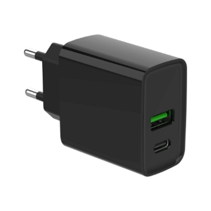 Gembird 2-port 20W USB Fast Charger | TA-UC-PDQC20-01-BK TA-UC-PDQC20-01-BK 8716309128643