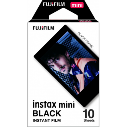 Fujifilm | Instax Mini | BLACK FRAME (10pl) Instant Film | 54 x 86 mm 8720094753904 8720094753904
