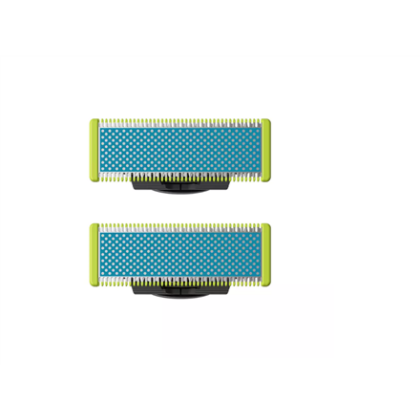 Philips | Replaceable blade (2 pcs) | QP225/50 OneBlade | Black/Green QP225/50 8720689003087