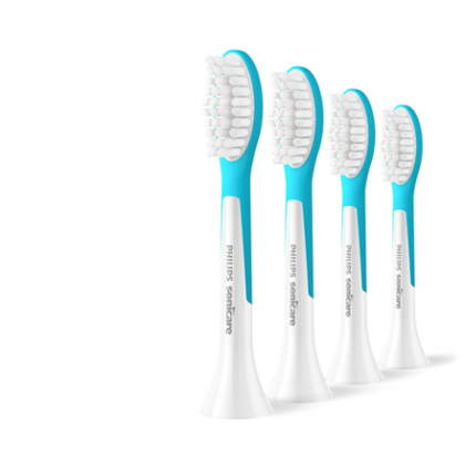 Philips | Replacement brush heads | HX6044/90 Sonicare For Kids7+ | Heads | For kids | Number of brush heads included 4 | White/Blue HX6044/90 8720689036849