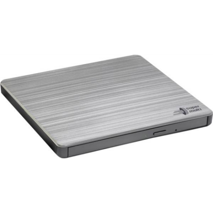 H.L Data Storage | Ultra Slim Portable DVD-Writer | GP60NS60 | Interface USB 2.0 | DVD±R/RW | CD read speed 24 x | CD write speed 24 x | Silver | Desktop/Notebook GP60NS60.AUAE12S 8806087302981