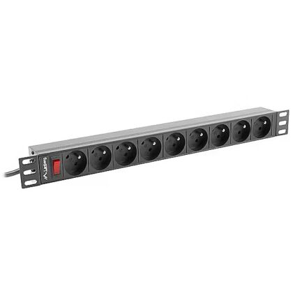 LANBERG PDU-09E-0300-BK PDU 1U 1 PDU-09E-0300-BK 5901969421620