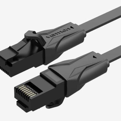 PATCH CABLE CAT.6 UTP/1M BLACK IBABF VENTION  IBABF 6922794722378