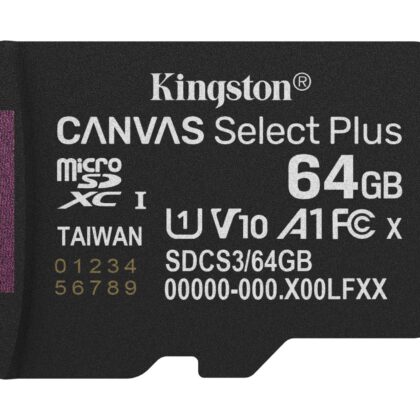 MEMORY MICRO SDXC 64GB UHS-I/SDCS3/64GBSP KINGSTON  SDCS3/64GBSP 740617348439