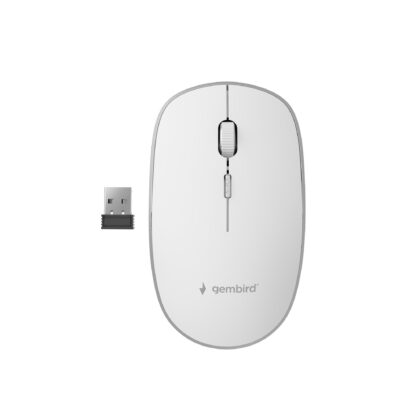 MOUSE USB OPTICAL WRL/WHITE MUSW-4B-01-W GEMBIRD MUSW-4B-01-W 8716309104159