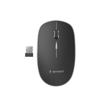 MOUSE USB OPTICAL WRL BLACK/SILENT MUSW-4BS-01 GEMBIRD MUSW-4BS-01 8716309117425