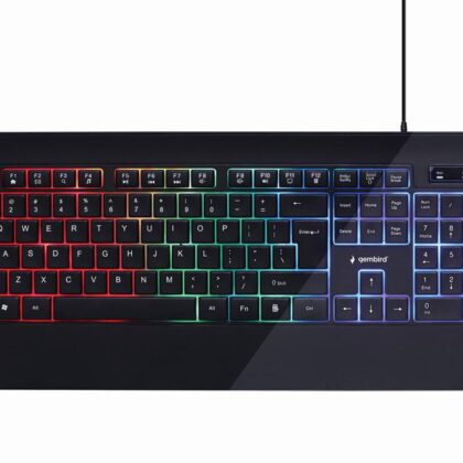 KEYBOARD MULTIMEDIA USB ENG/BLACK KB-UML-03 GEMBIRD KB-UML-03 8716309120487