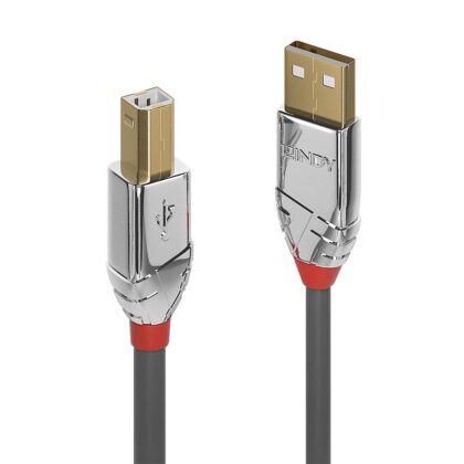 CABLE USB2 A-B 3M/CROMO 36643 LINDY  36643 4002888366434