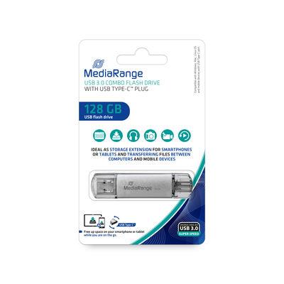 MEMORY DRIVE FLASH USB3.2/128GB MR938 MEDIARANGE MR938 4260664870807