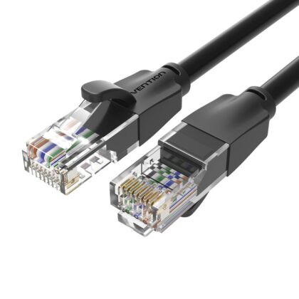 PATCH CABLE CAT.6 UTP/0.5M BLACK IBEBD VENTION  IBEBD 6922794741034
