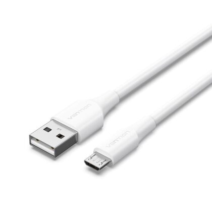 CABLE USB2.0 TO MICRO-B/2M WHITE CTIWH VENTION  CTIWH 6922794767676