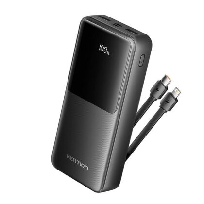 POWER BANK USB 20000MAH 22.5W/BLACK FHPB0 VENTION  FHPB0 6922794784659