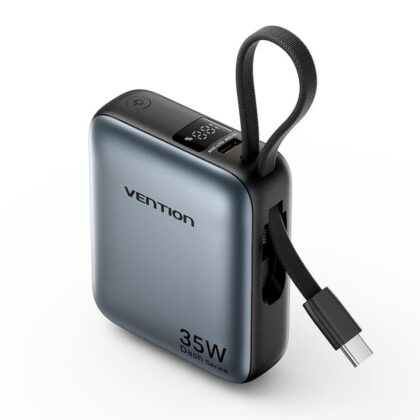 POWER BANK USB 10000MAH 35W/MINI GRAY FHEH0 VENTION  FHEH0 6922794789180