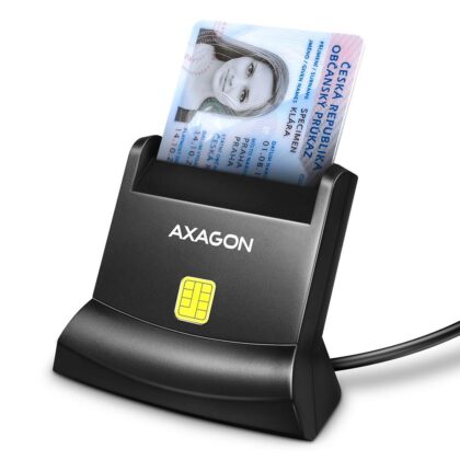 CARD READER STAND SMARTCARD/ID/USB2.0 1.3M CRE-SM4N AXAGON  CRE-SM4N 8595247907004