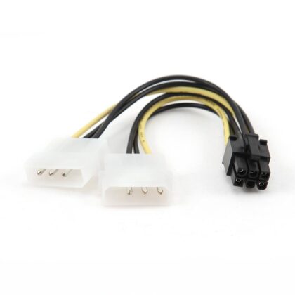 CABLE POWER ADAPTER 6PIN/2MOLEX CC-PSU-6 GEMBIRD  CC-PSU-6 8716309037259