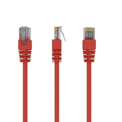 PATCH CABLE CAT5E UTP 0.5M/RED PP12-0.5M/R GEMBIRD  PP12-0.5M/R 8716309038546