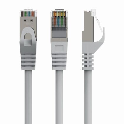 PATCH CABLE CAT6 FTP 1M/GREY PP6-1M GEMBIRD  PP6-1M 8716309045360