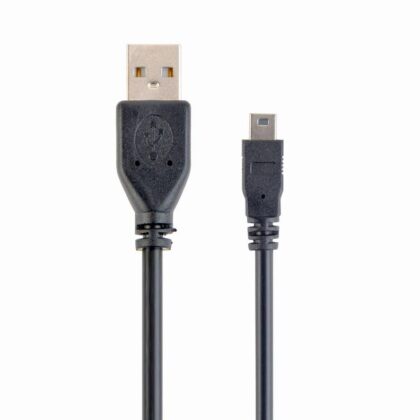CABLE USB2 AM-MINI 30CM BLACK/CCP-USB2-AM5P-1 GEMBIRD  CCP-USB2-AM5P-1 8716309060738