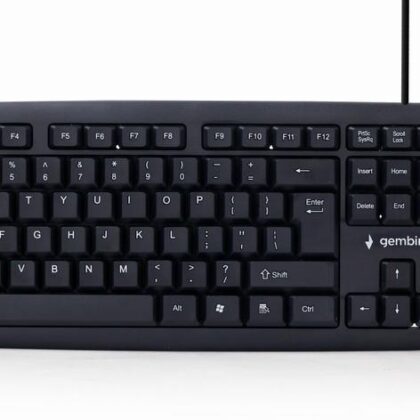 KEYBOARD STANDART USB ENG/BLACK KB-U-103 GEMBIRD  KB-U-103 8716309083980
