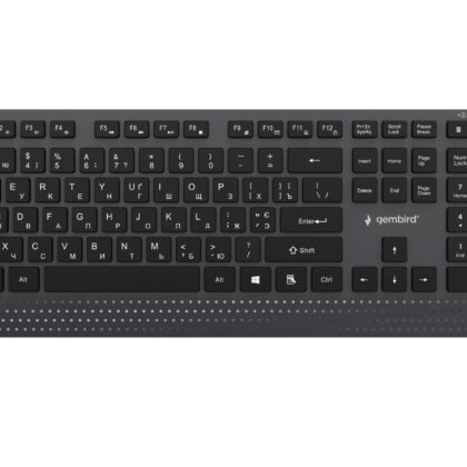 KEYBOARD MULTIMEDIA USB CYRILL/BLACK KB-MCH-06-CYRL GEMBIRD  KB-MCH-06-CYRL 8716309137935