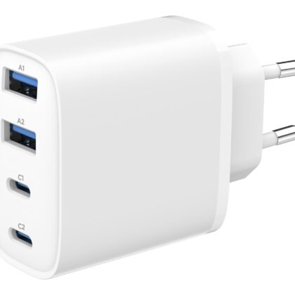 CHARGER USB UNIVERSAL 4P 40W/TA-UC-2A2C-PD40-01-W GEMBIRD TA-UC-2A2C-PD40-01-W 8716309138116